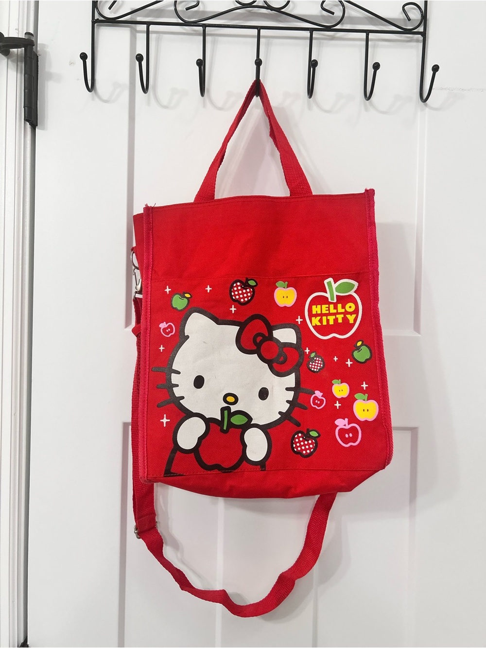 Vintage- Hello Kitty Red Canvas Tote Bag - Make Me A Reasonable Offer!!!